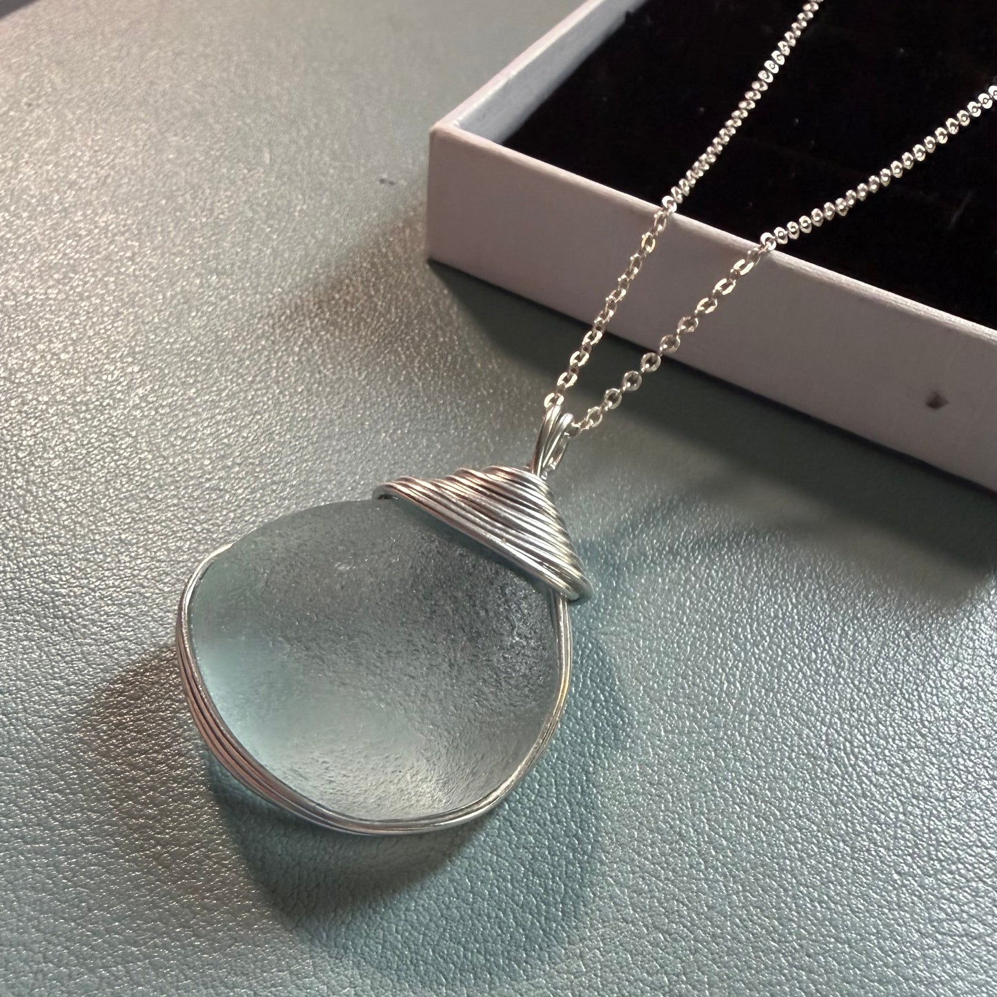 Large Scottish Highlands Sea Glass Pendant