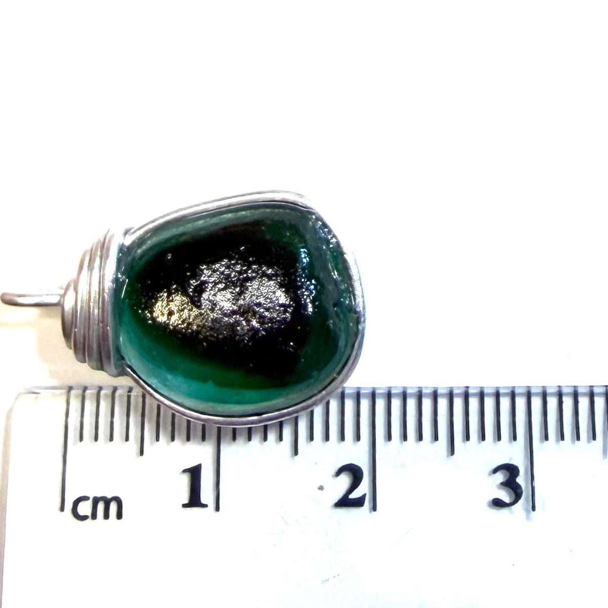 Green Seaham Sea Glass Multi Pendant