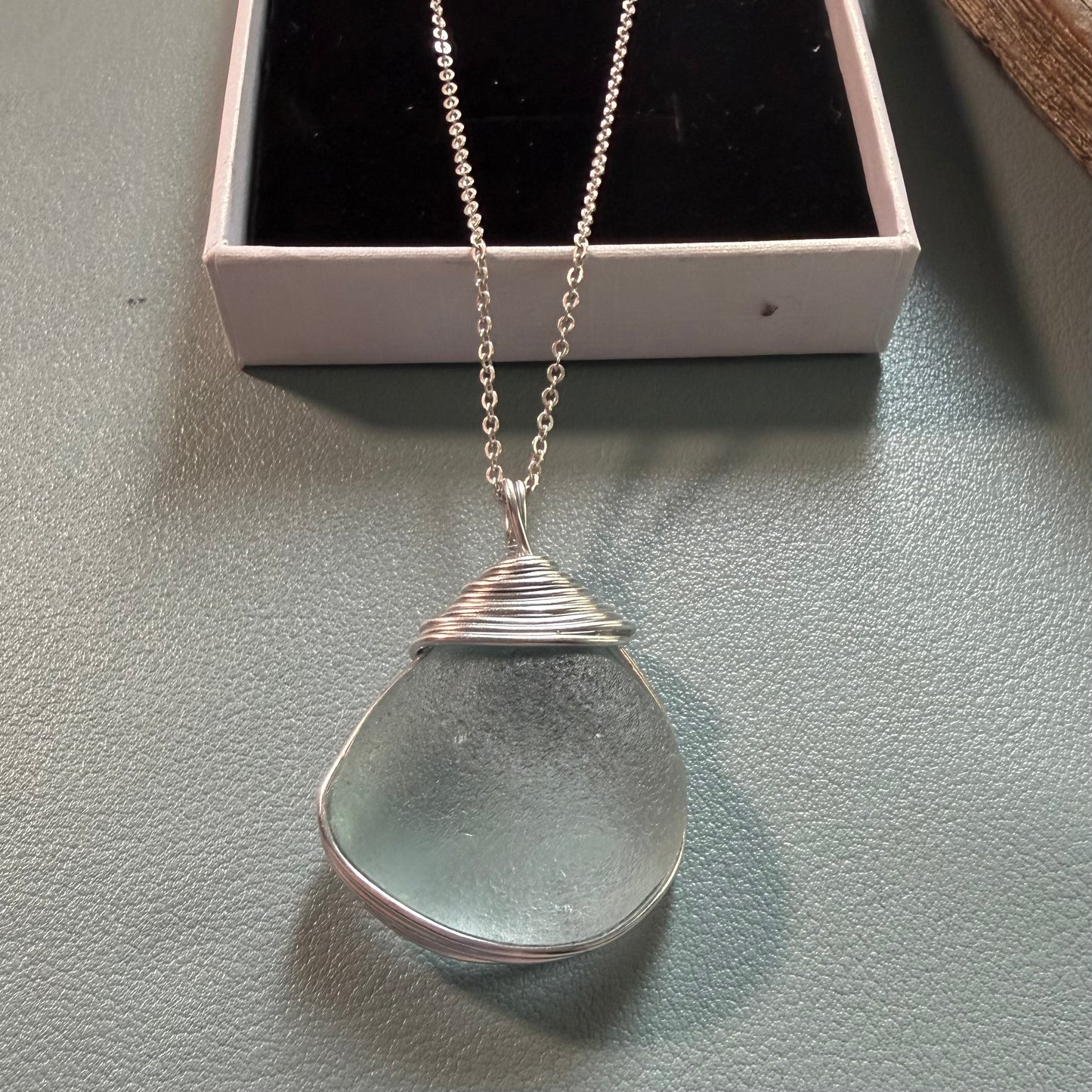 Large Scottish Highlands Sea Glass Pendant