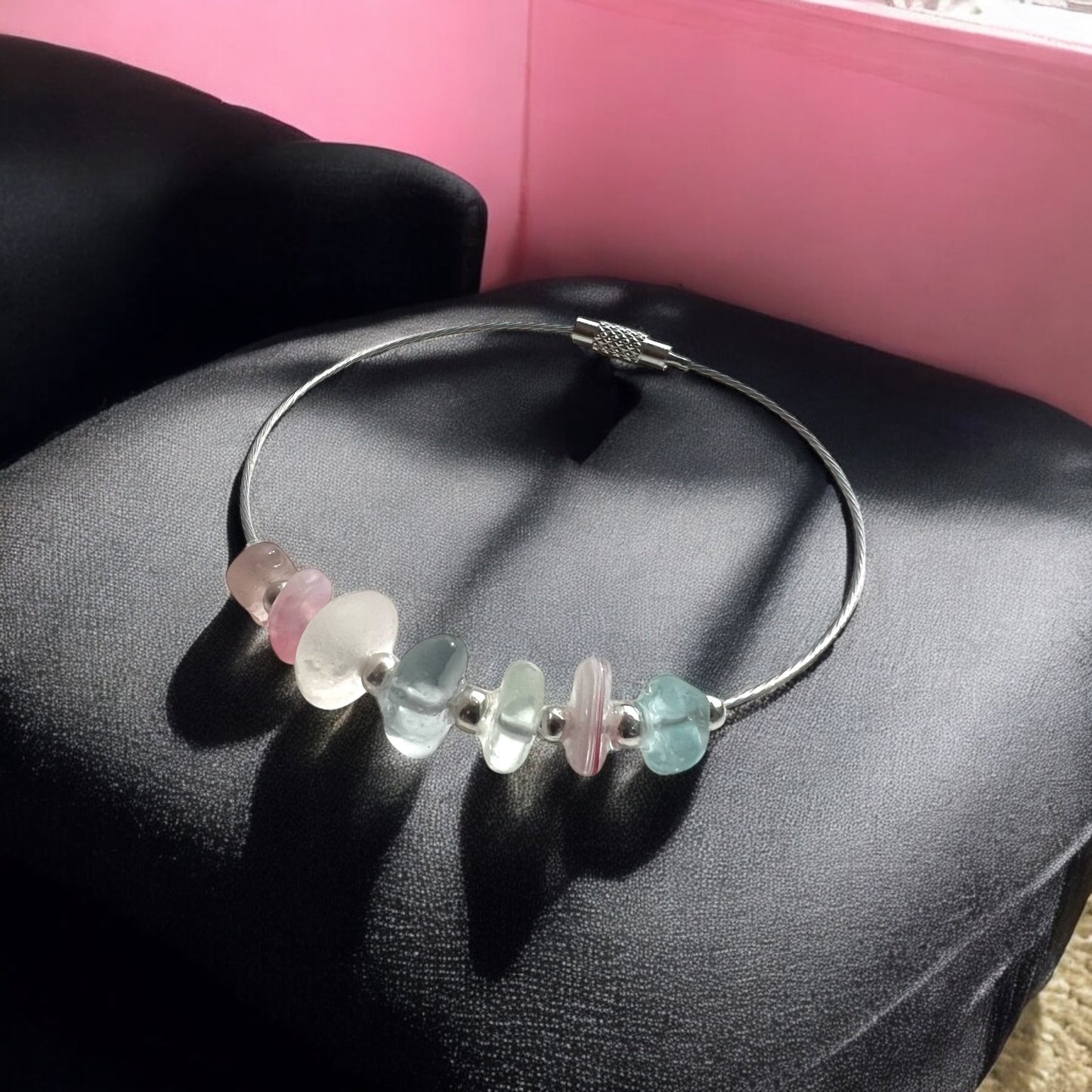 Seaham Sea Glass Pastels Bangle