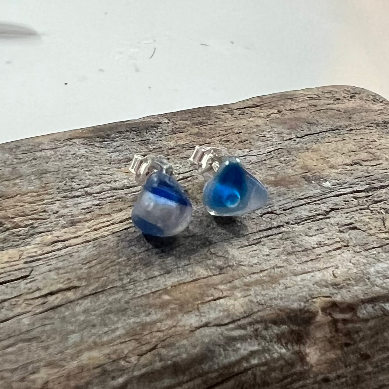 Seaham Sea Glass Stud Earrings