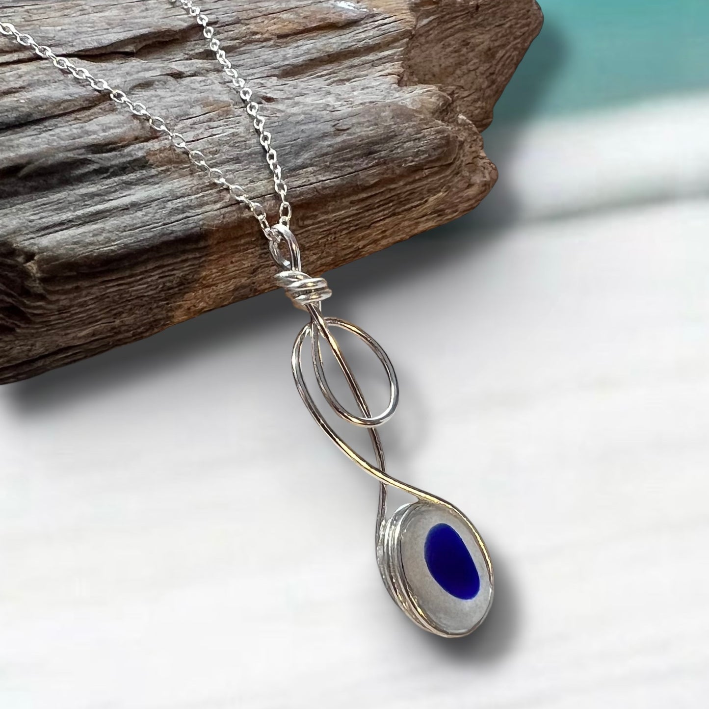 Seaham Sea Glass Multi Pendant