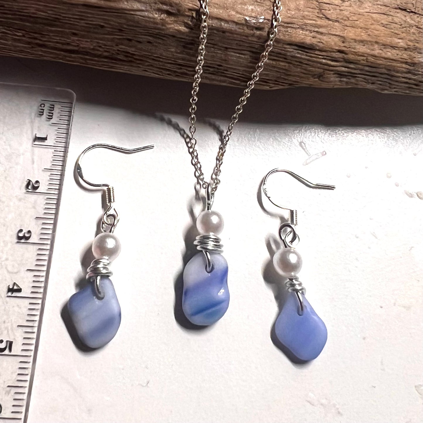 Kent Sea Glass Jewellery Set