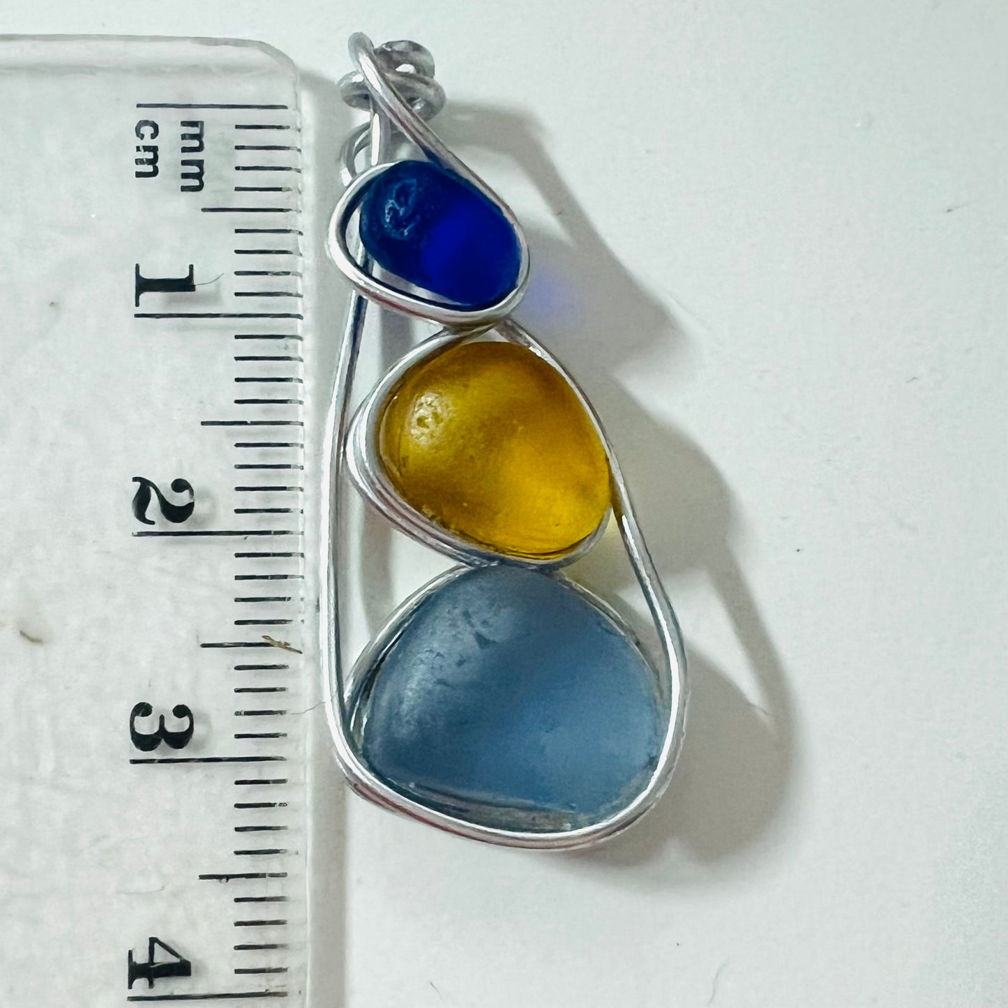 Cornish Turquouse Sea Pottery Pendant