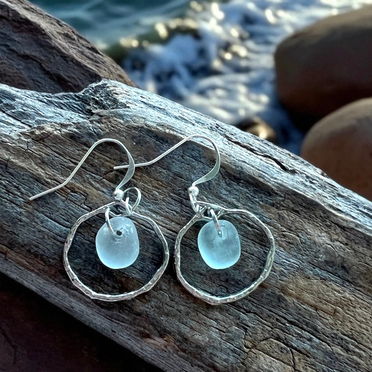 Seaham Sea Glass Earrings