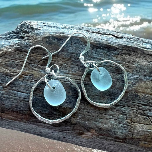 Seaham Sea Glass Earrings