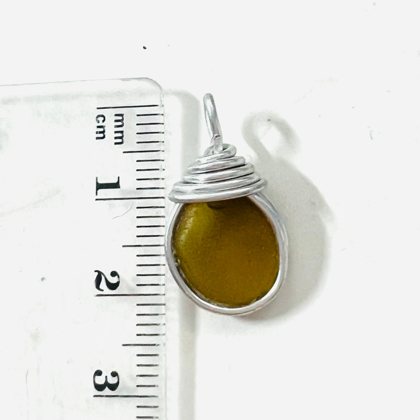 Cornish Turquouse Sea Pottery Pendant