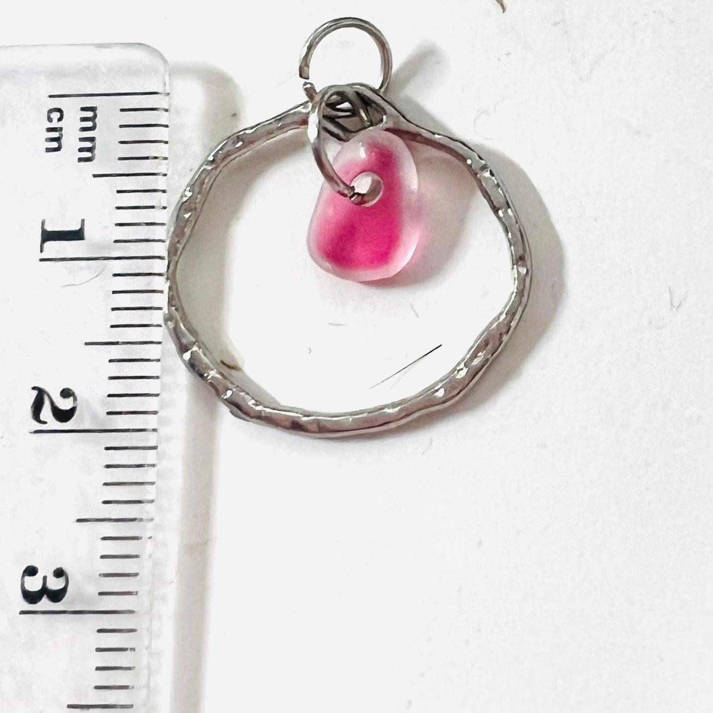 Seaham Sea Glass Frame Pendant