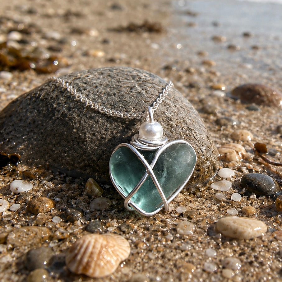 Scottish Highlands Turquoise Heart Pendant