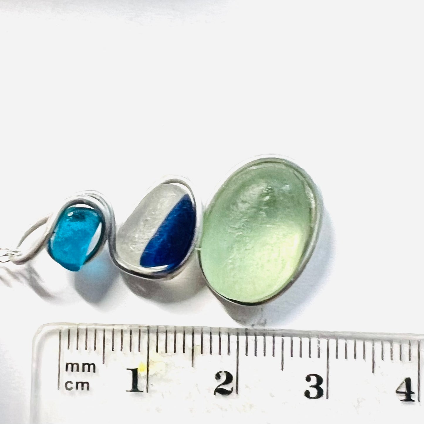 Three Piece Seaham Sea Glass Pendant