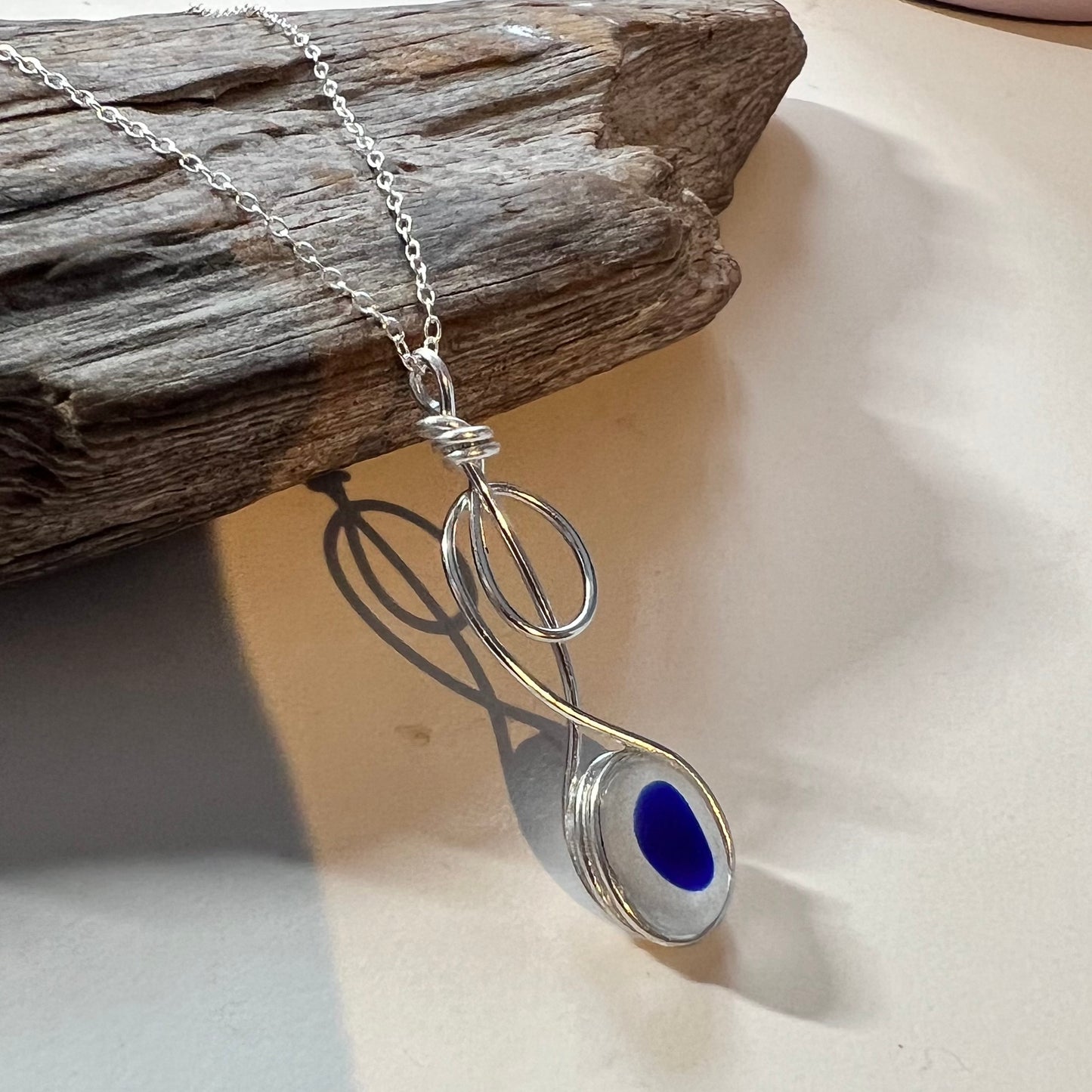 Seaham Sea Glass Multi Pendant