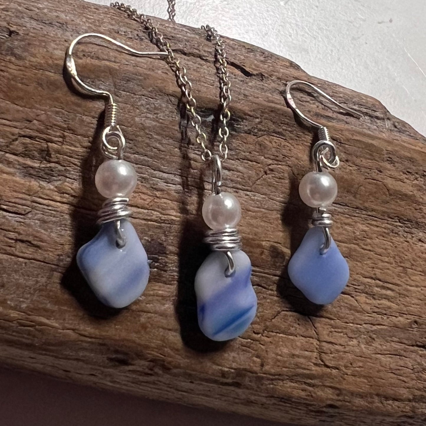 Kent Sea Glass Jewellery Set