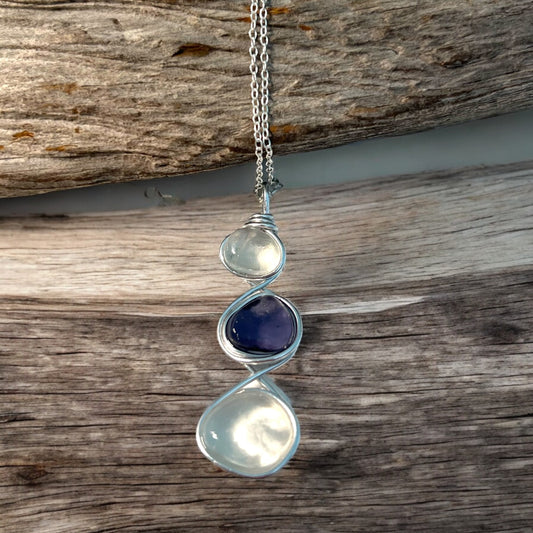 Seaham Sea Glass Mixed Pendant