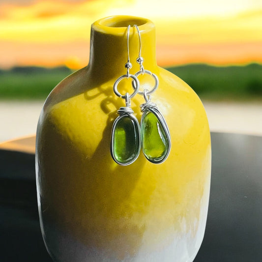 Devon Sea Glass Earrings
