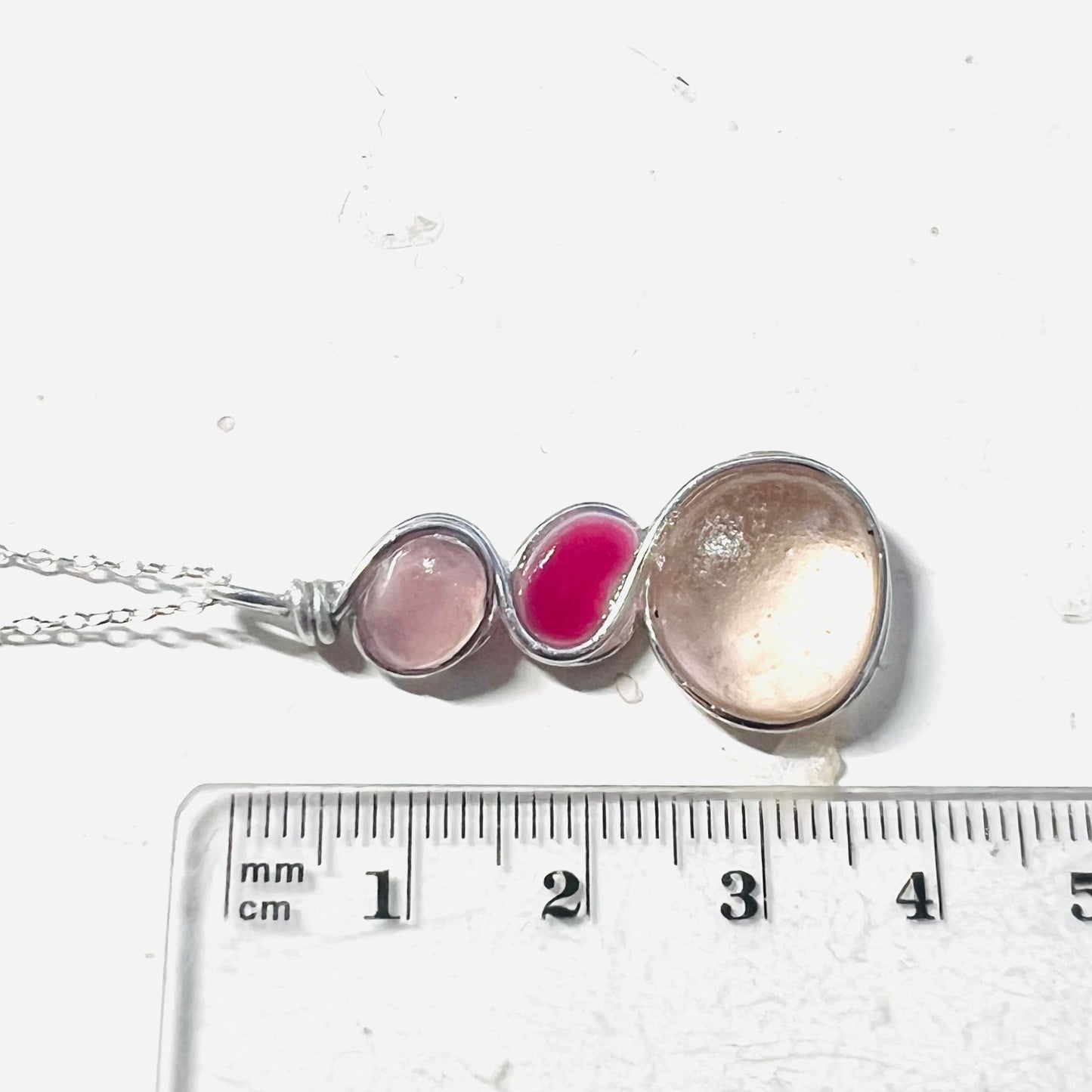 Three Piece Seaham Sea Glass Pendant