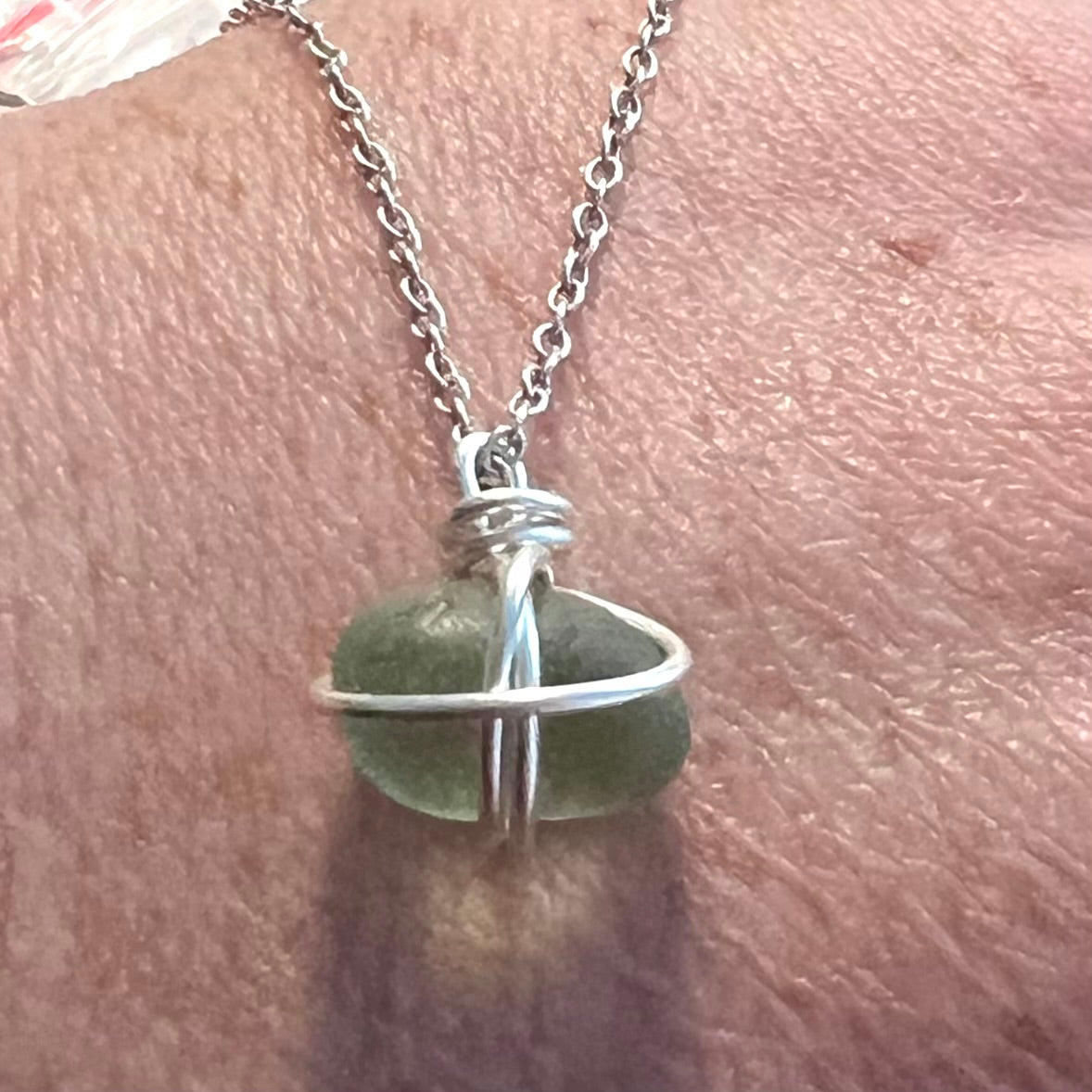 Small Seaham Sea Glass Pendant