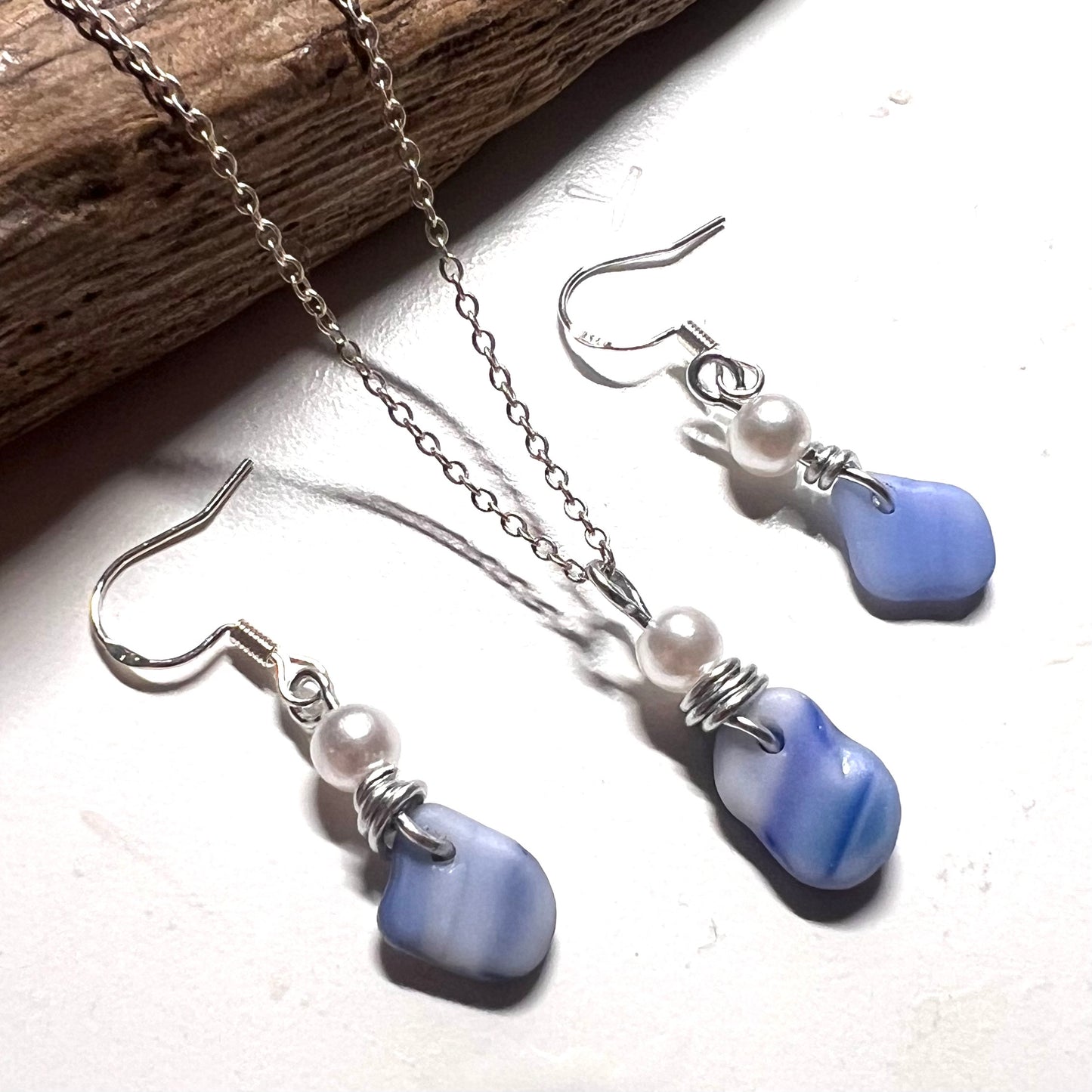 Kent Sea Glass Jewellery Set