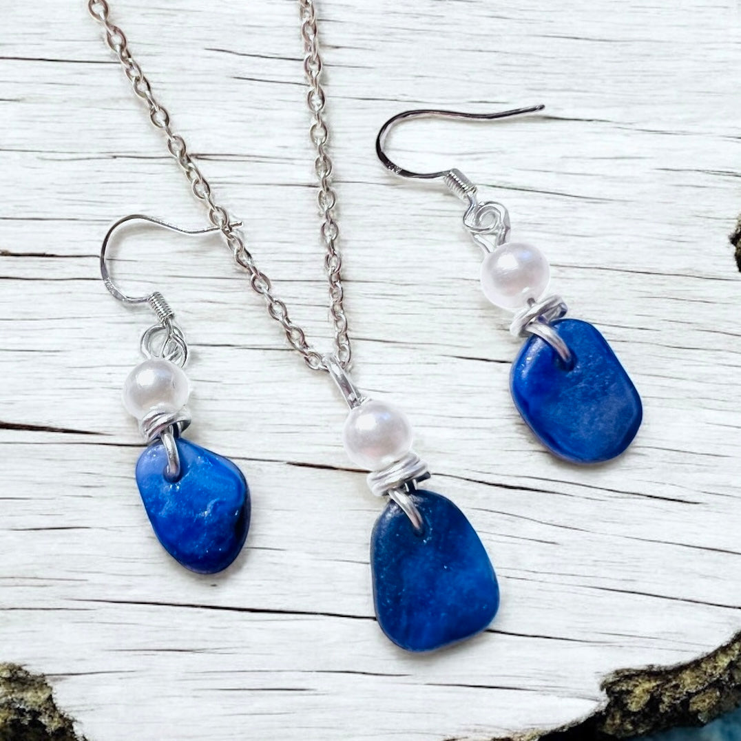Kent Sea Glass Jewellery Set
