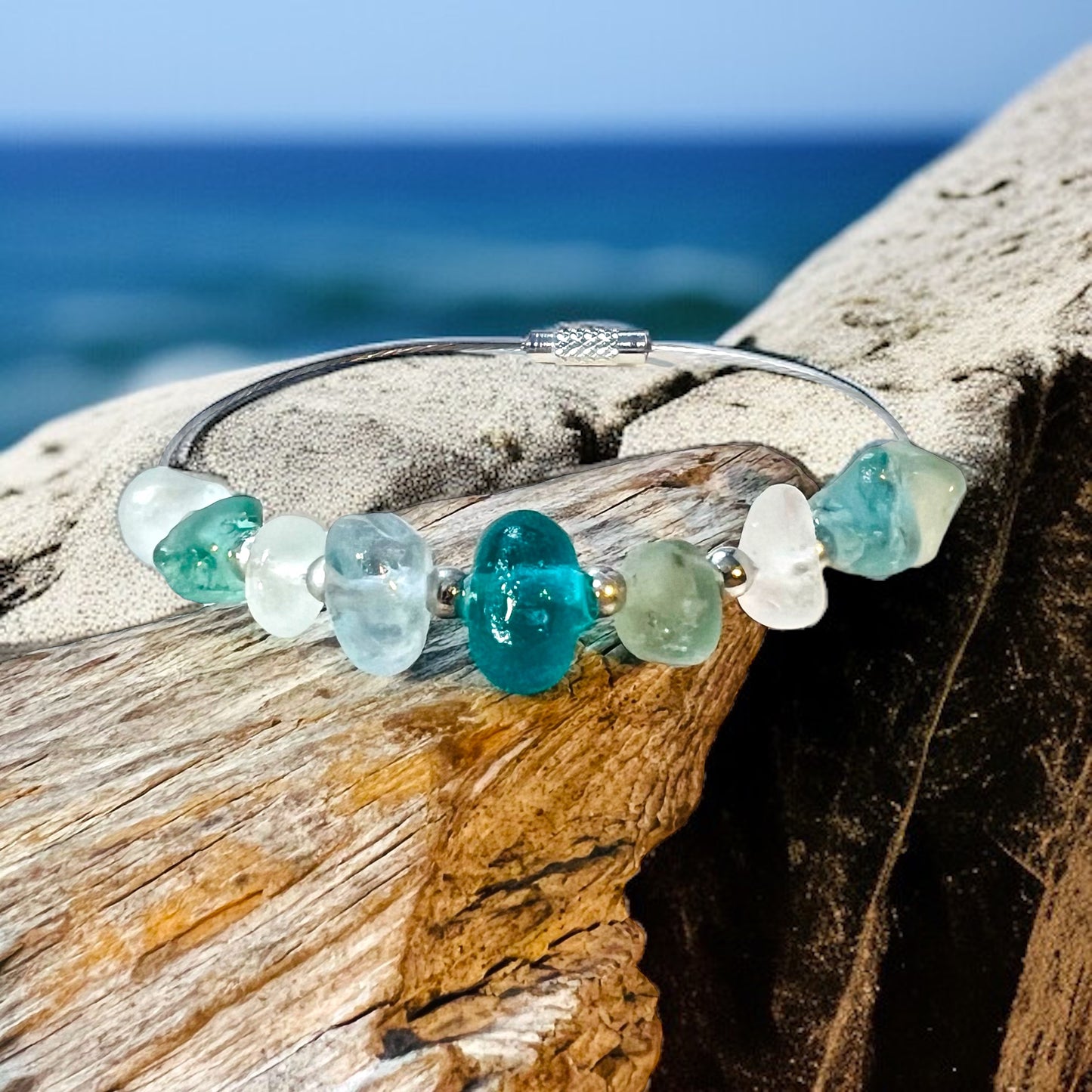 Sea Glass Bangle