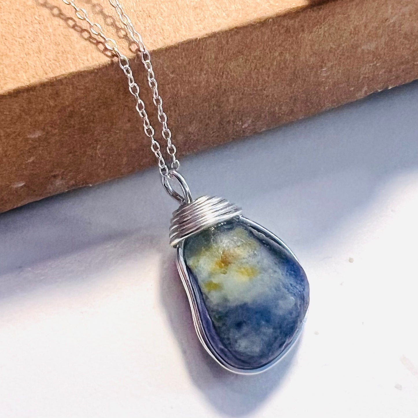 Seaham Sea Glass Chunky Multi Pendant