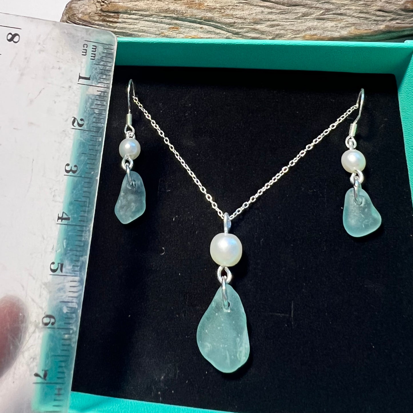 Seaham Sea Glass Jewellery Set