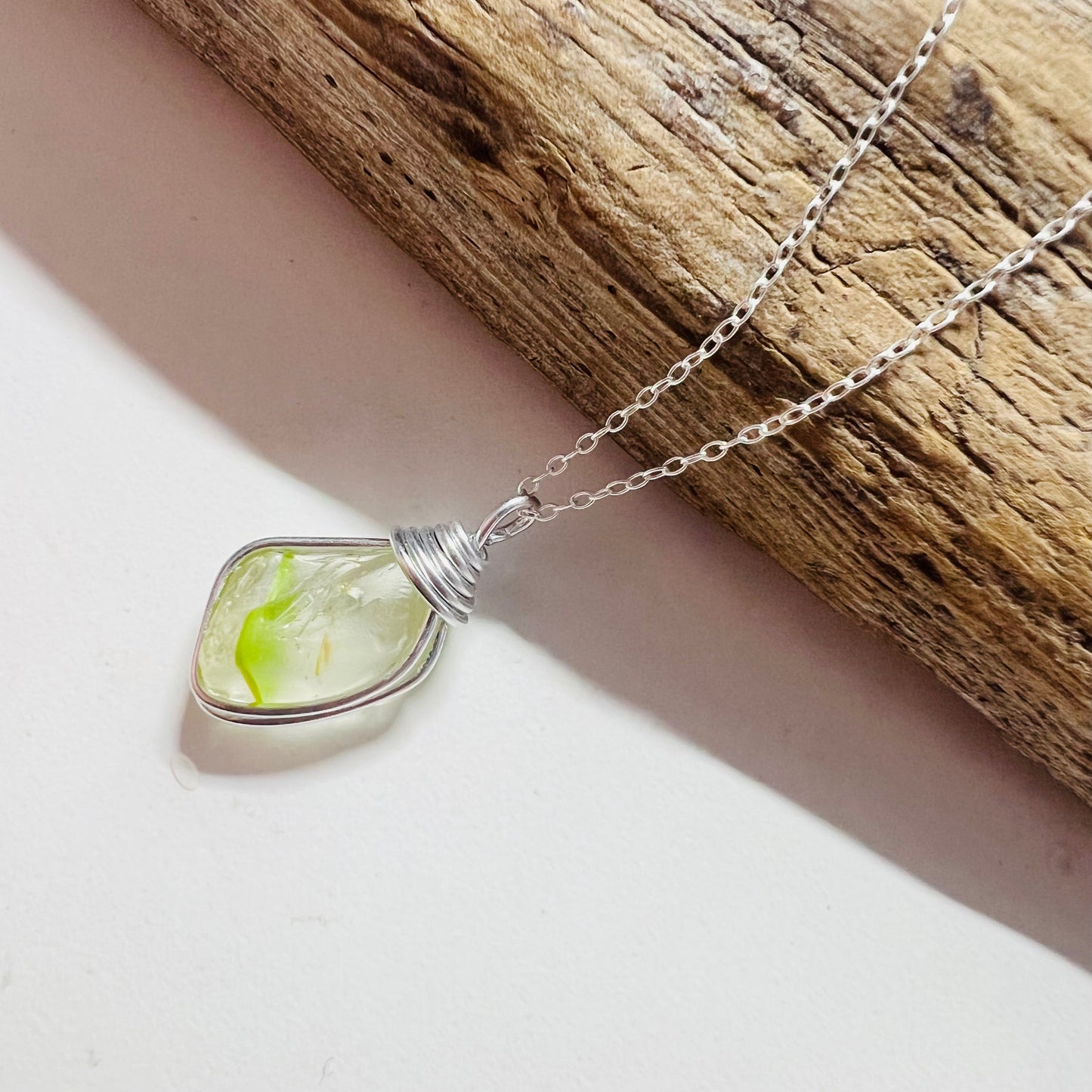 Sea Glass Multi Tone Pendant