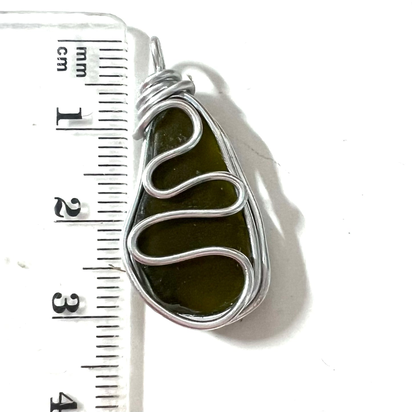 Cornish Turquouse Sea Pottery Pendant