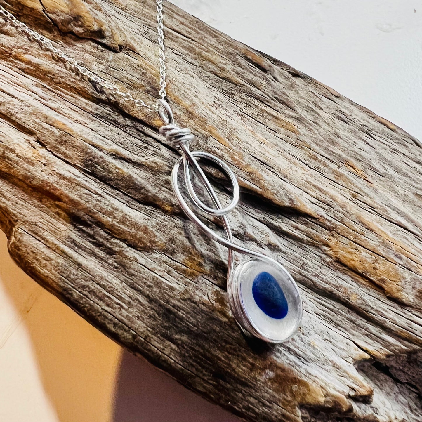 Seaham Sea Glass Multi Pendant