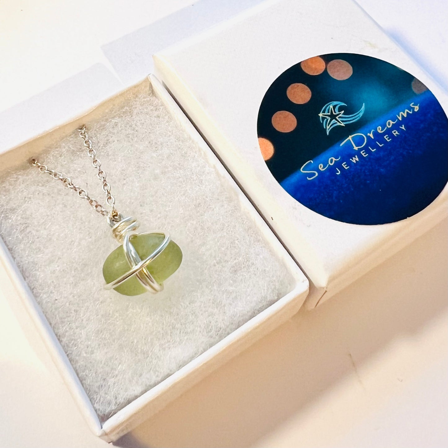 Small Seaham Sea Glass Pendant