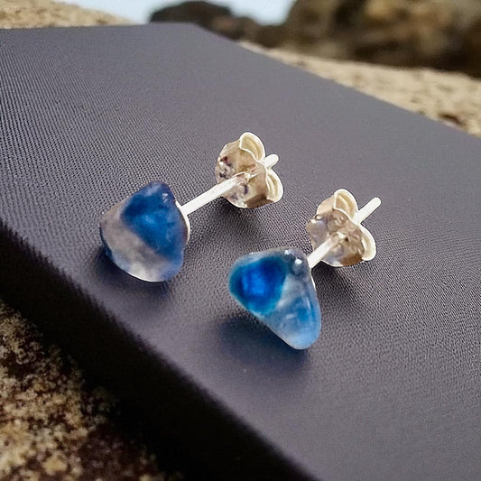 Seaham Sea Glass Stud Earrings