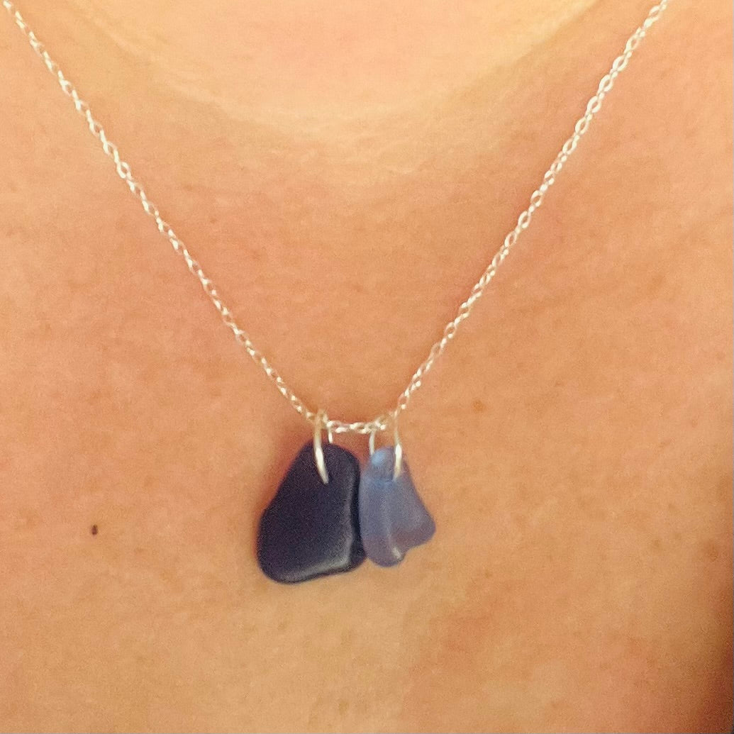 Kent Sea Glass Duo Pendant