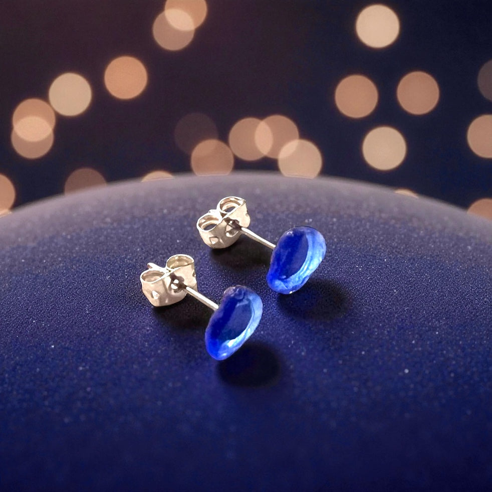 Kent Sea Glass Stud Earrings