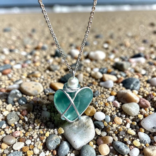 Scottish Highlands Turquoise Heart Pendant