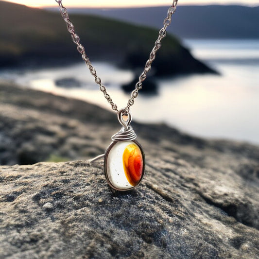Seaham Sea Glass Multi Pendant