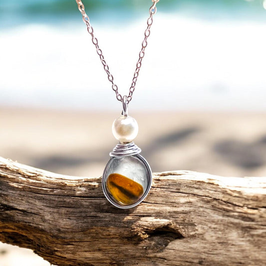 Multi Tone Seaham Sea Glass Pendant