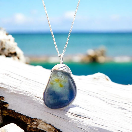 Seaham Sea Glass Chunky Multi Pendant