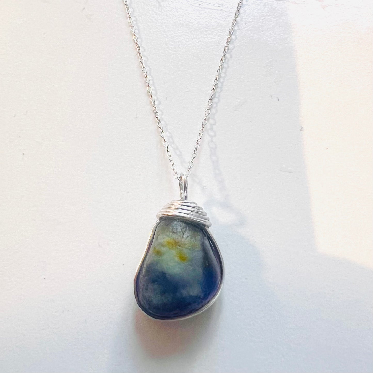 Seaham Sea Glass Chunky Multi Pendant