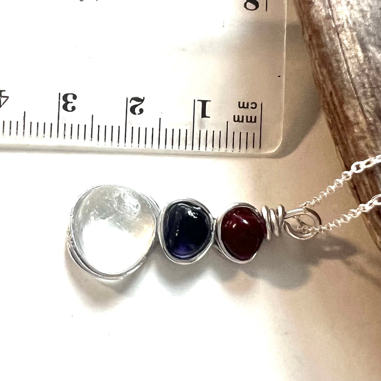 Three Piece Seaham Sea Glass Pendant
