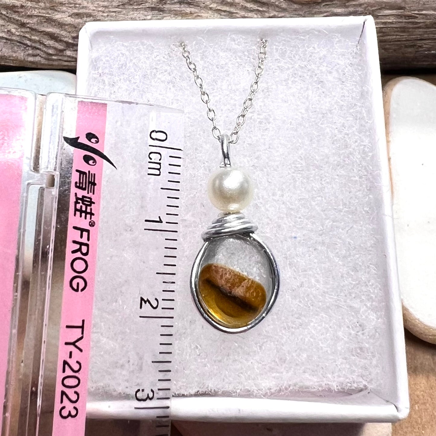 Multi Tone Seaham Sea Glass Pendant