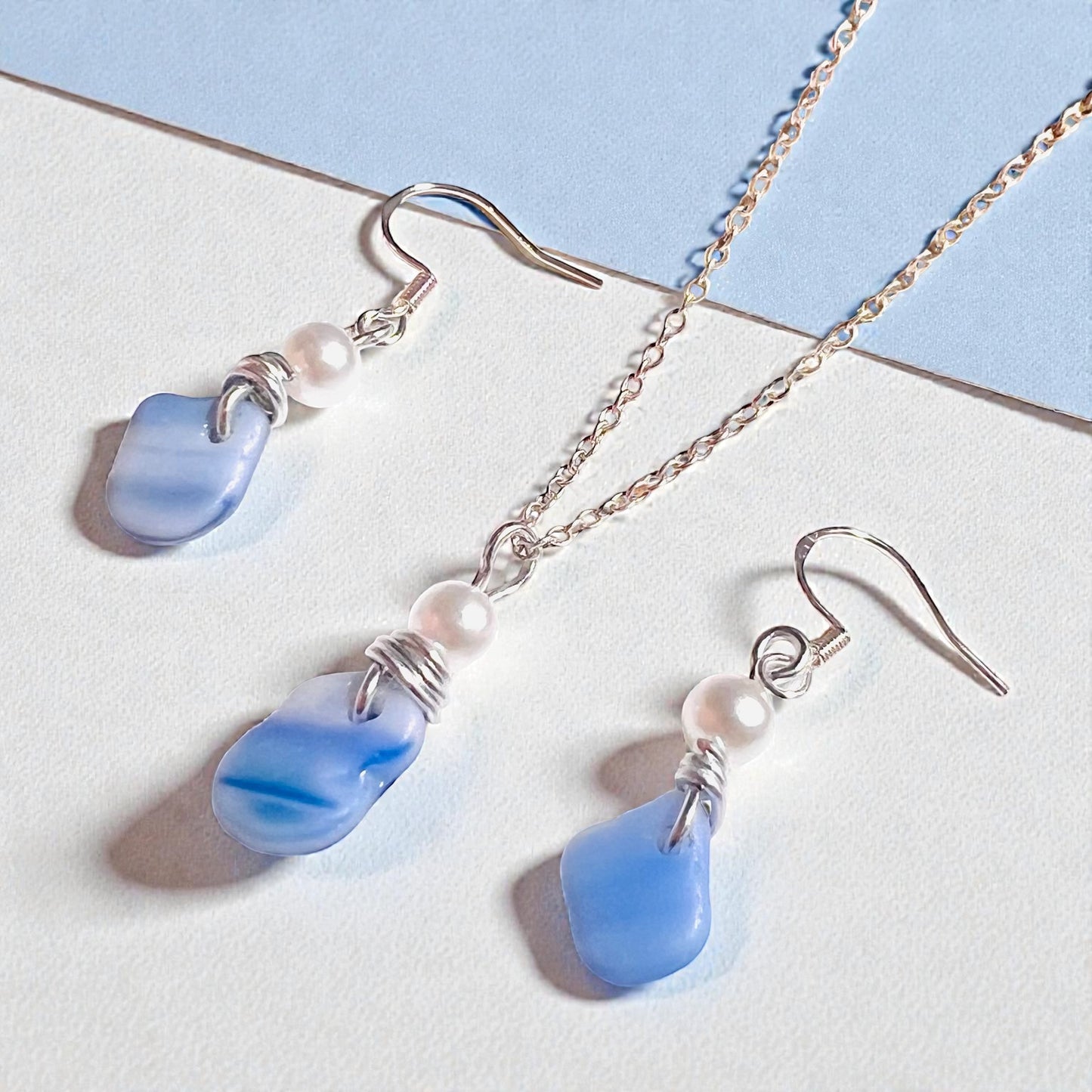 Kent Sea Glass Jewellery Set