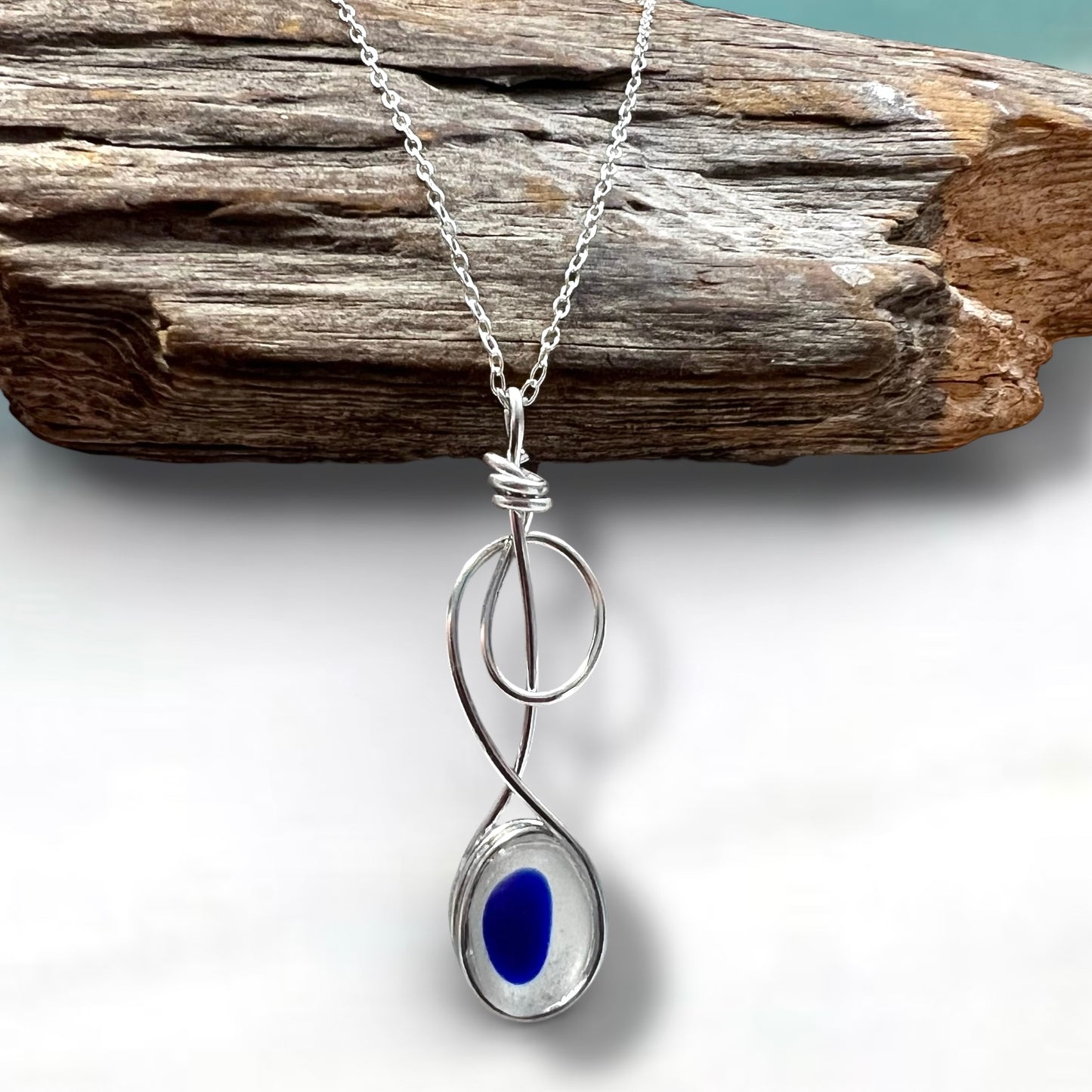 Seaham Sea Glass Multi Pendant