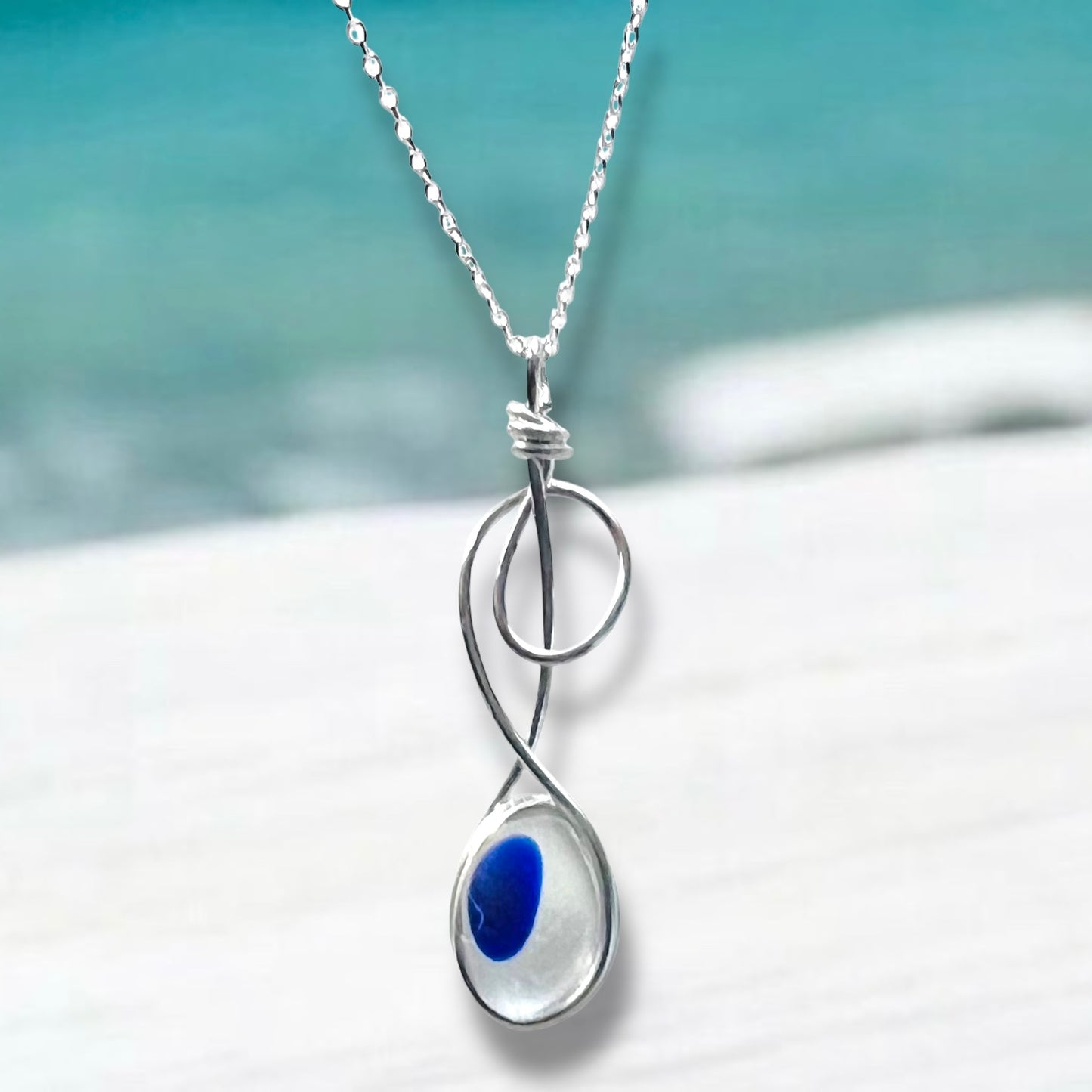 Seaham Sea Glass Multi Pendant