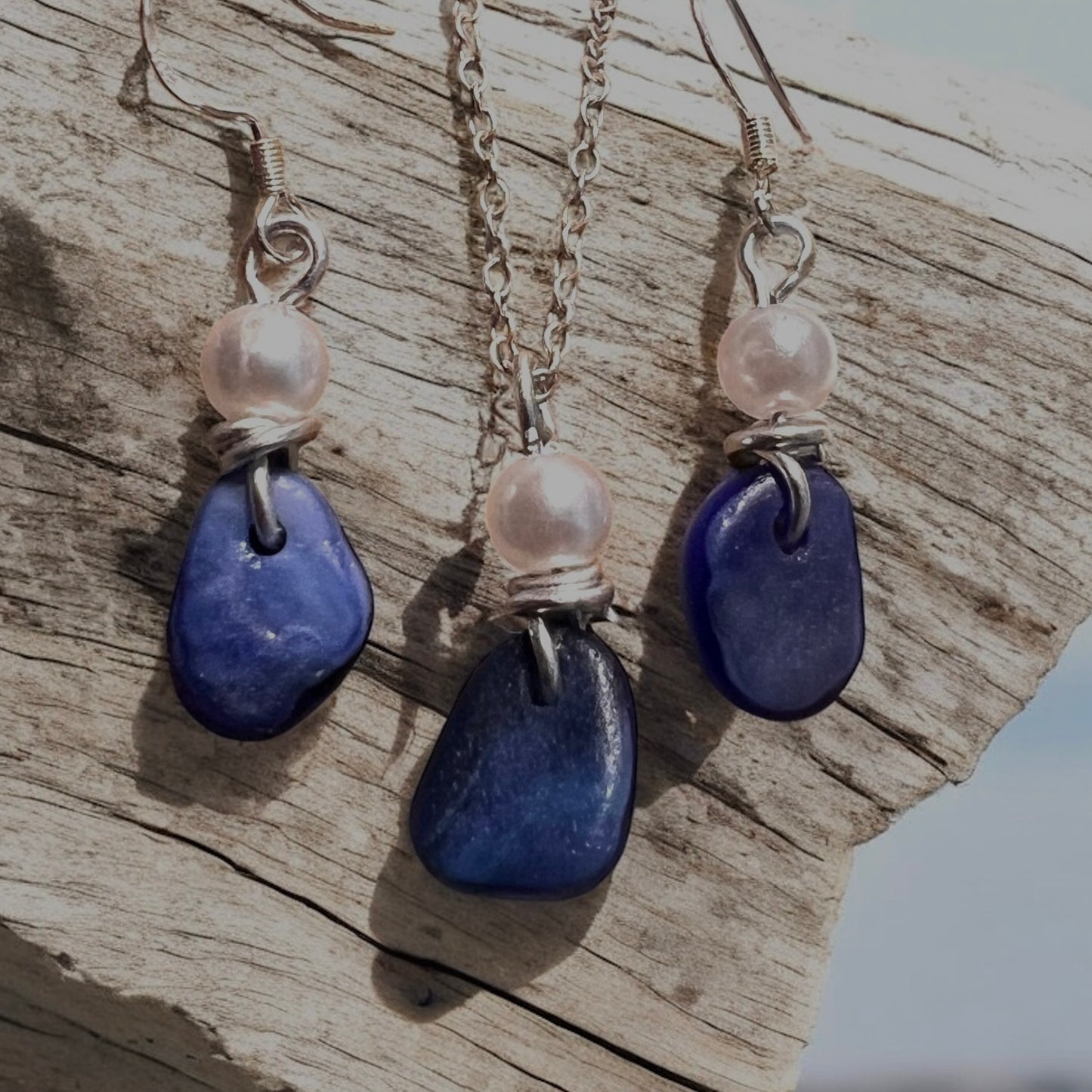 Kent Sea Glass Jewellery Set