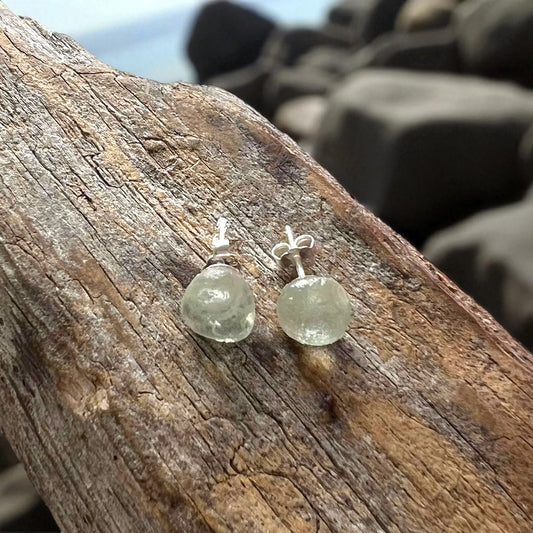 Seaham Sea Glass Stud Earrings
