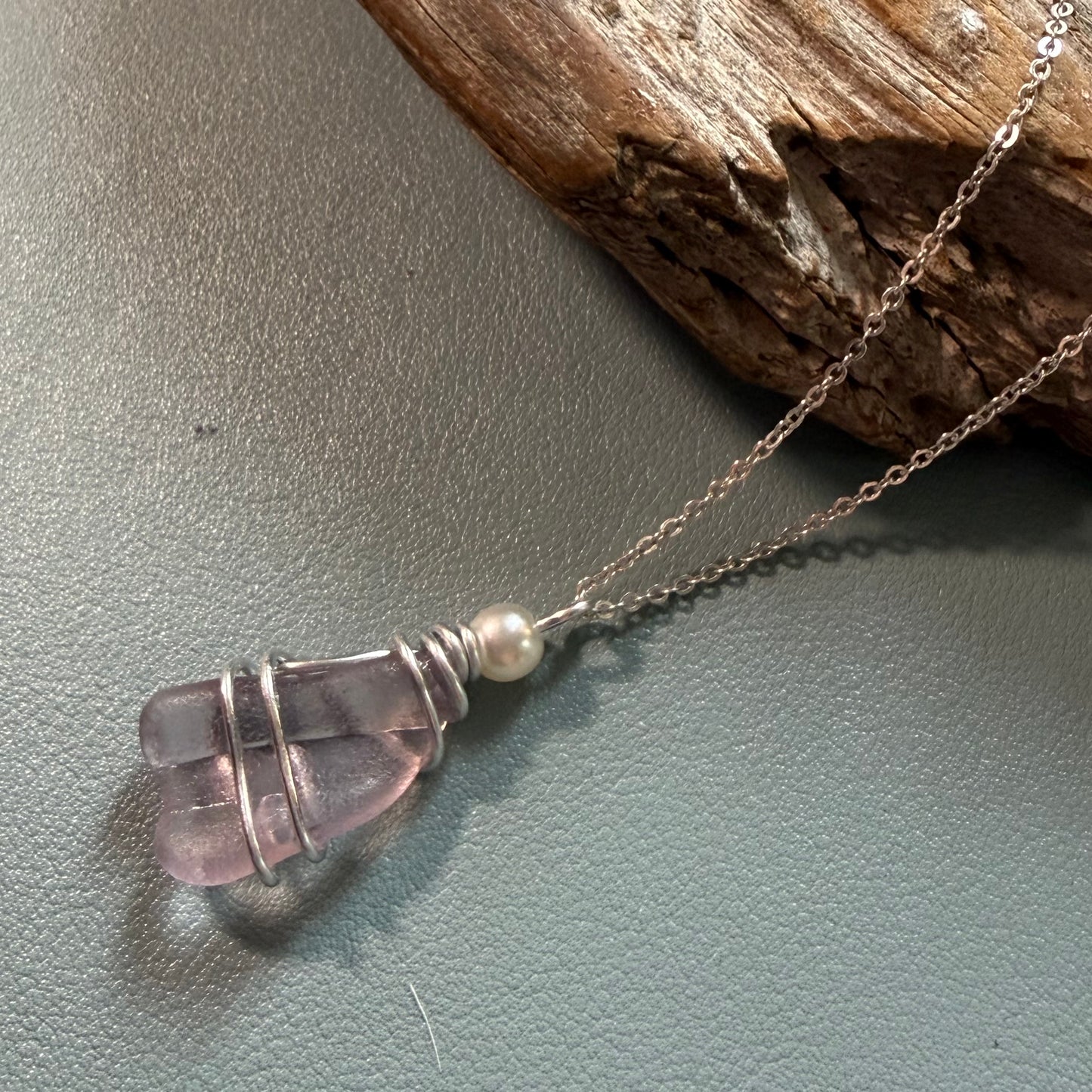 Scottish Highlands Sea Glass Pendant