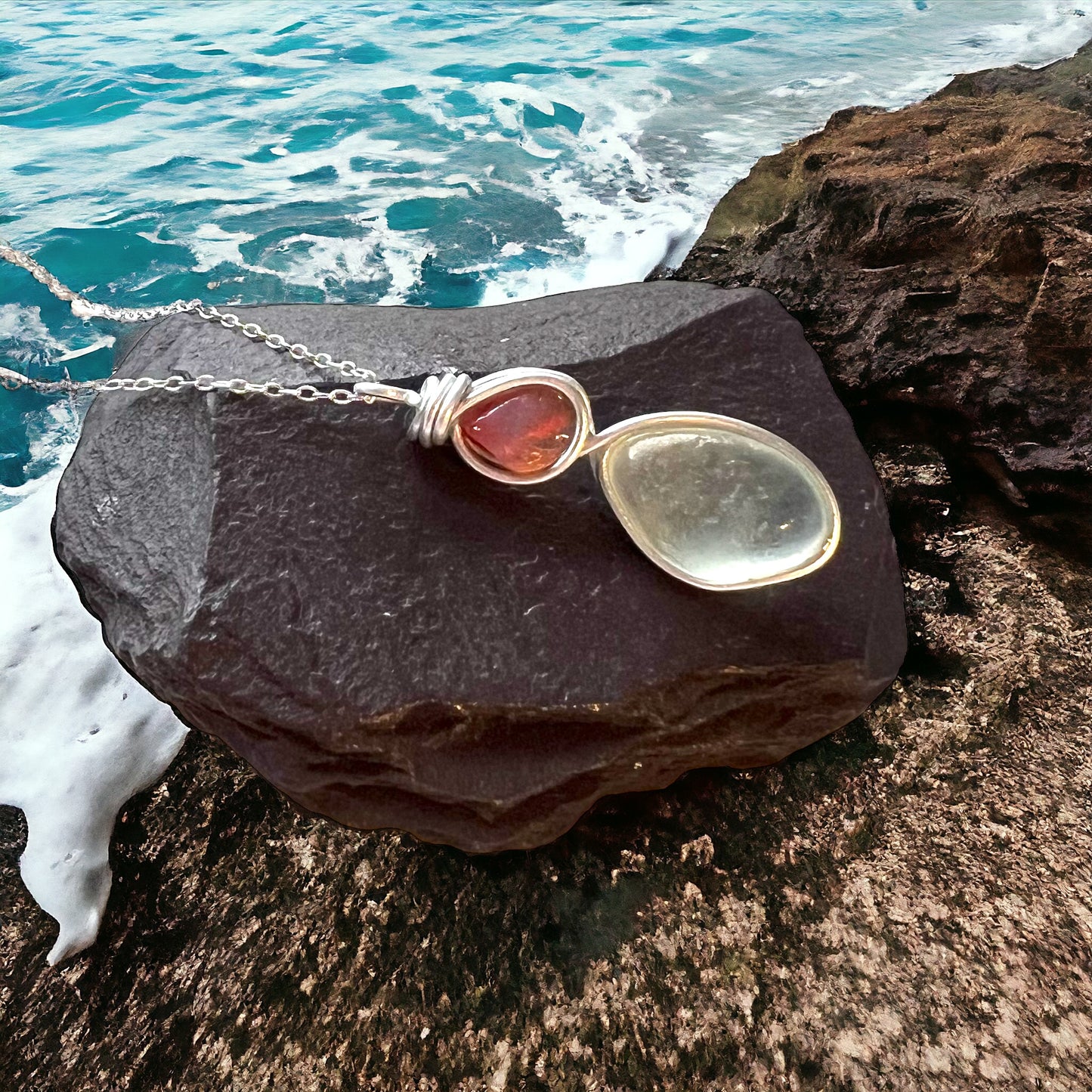 Seaham Sea Glass Pendant