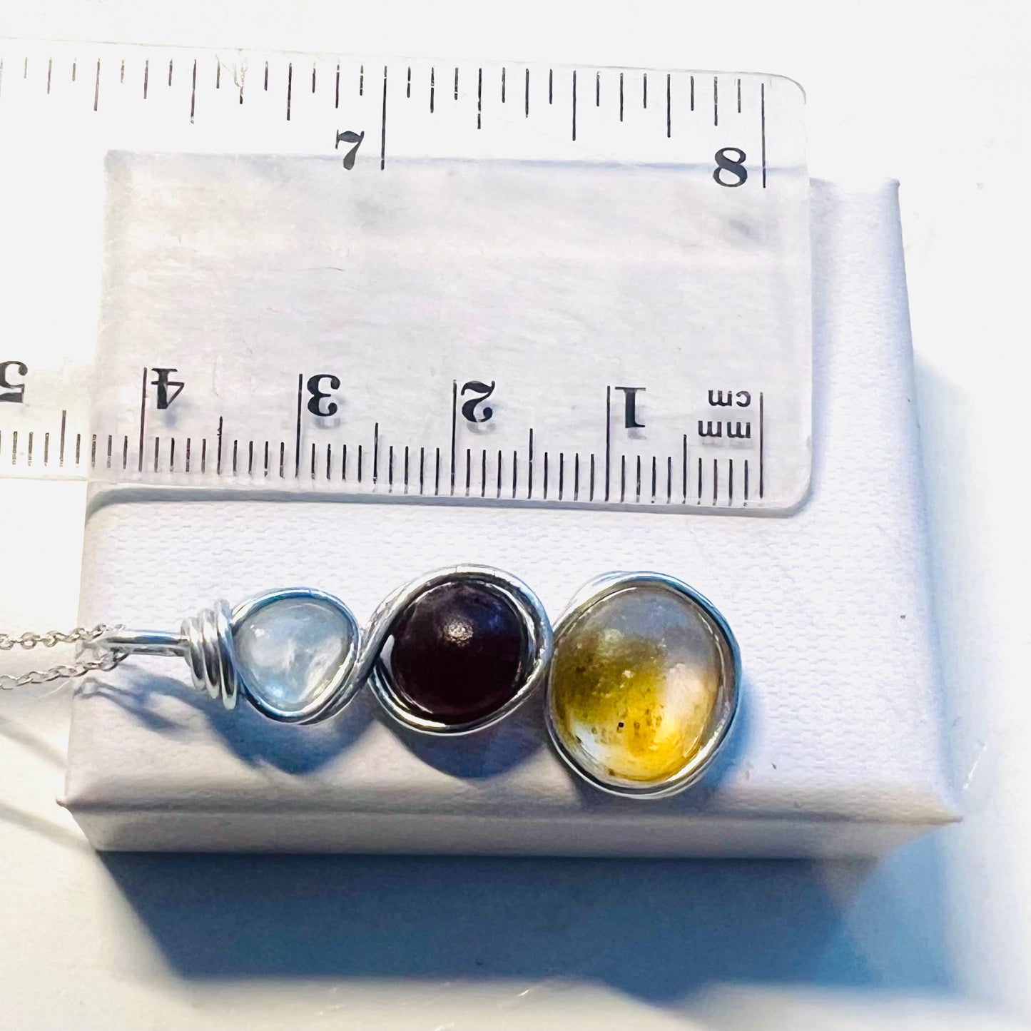 Three Piece Seaham Sea Glass Pendant