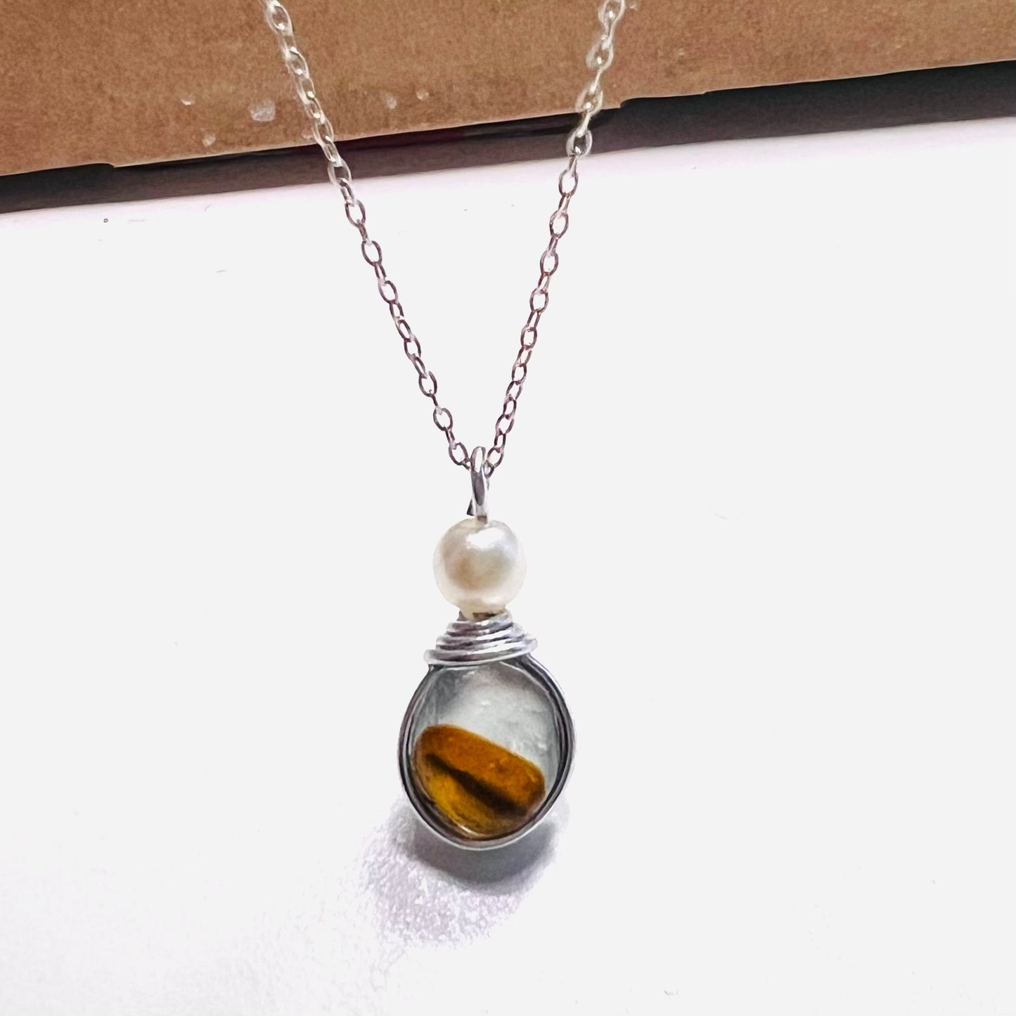 Multi Tone Seaham Sea Glass Pendant