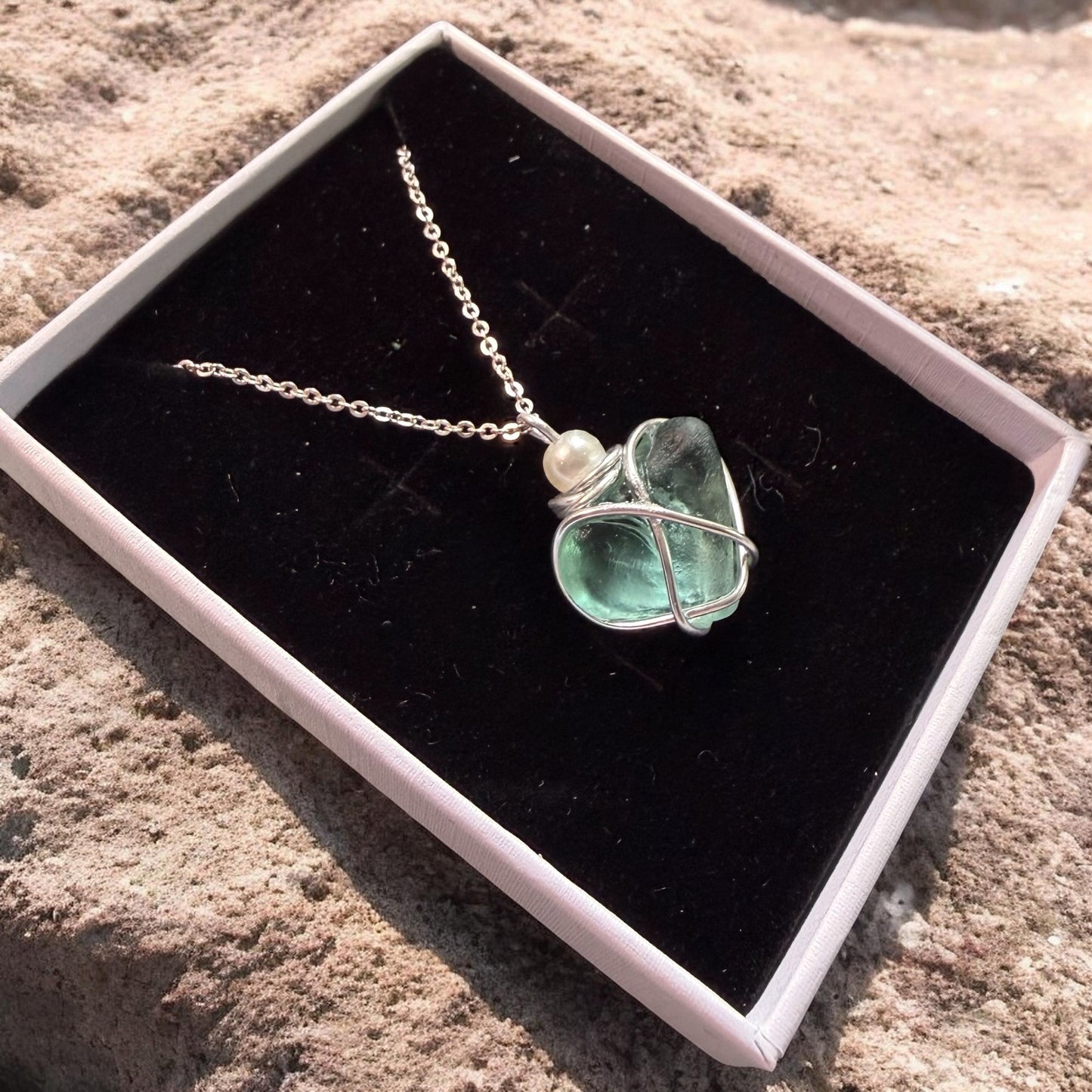 Scottish Highlands Turquoise Heart Pendant