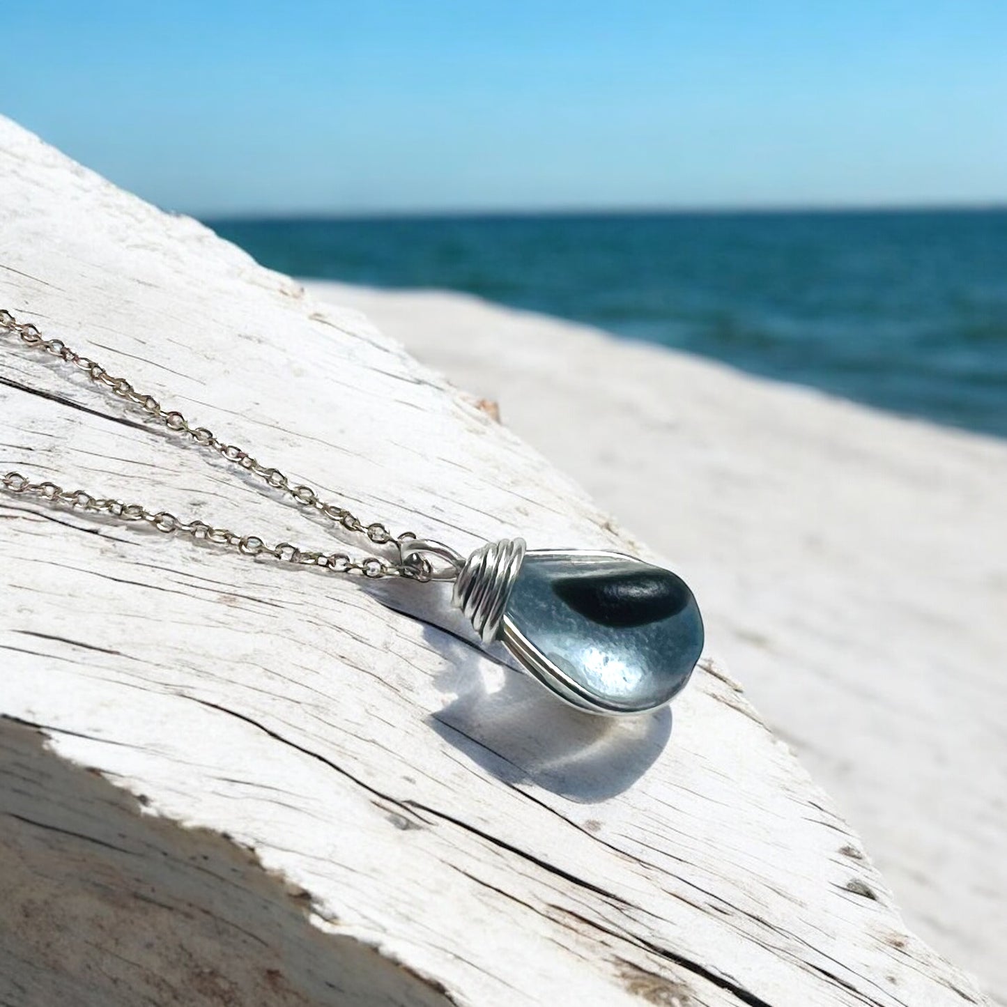 Seaham Sea Glass Multi Pendant